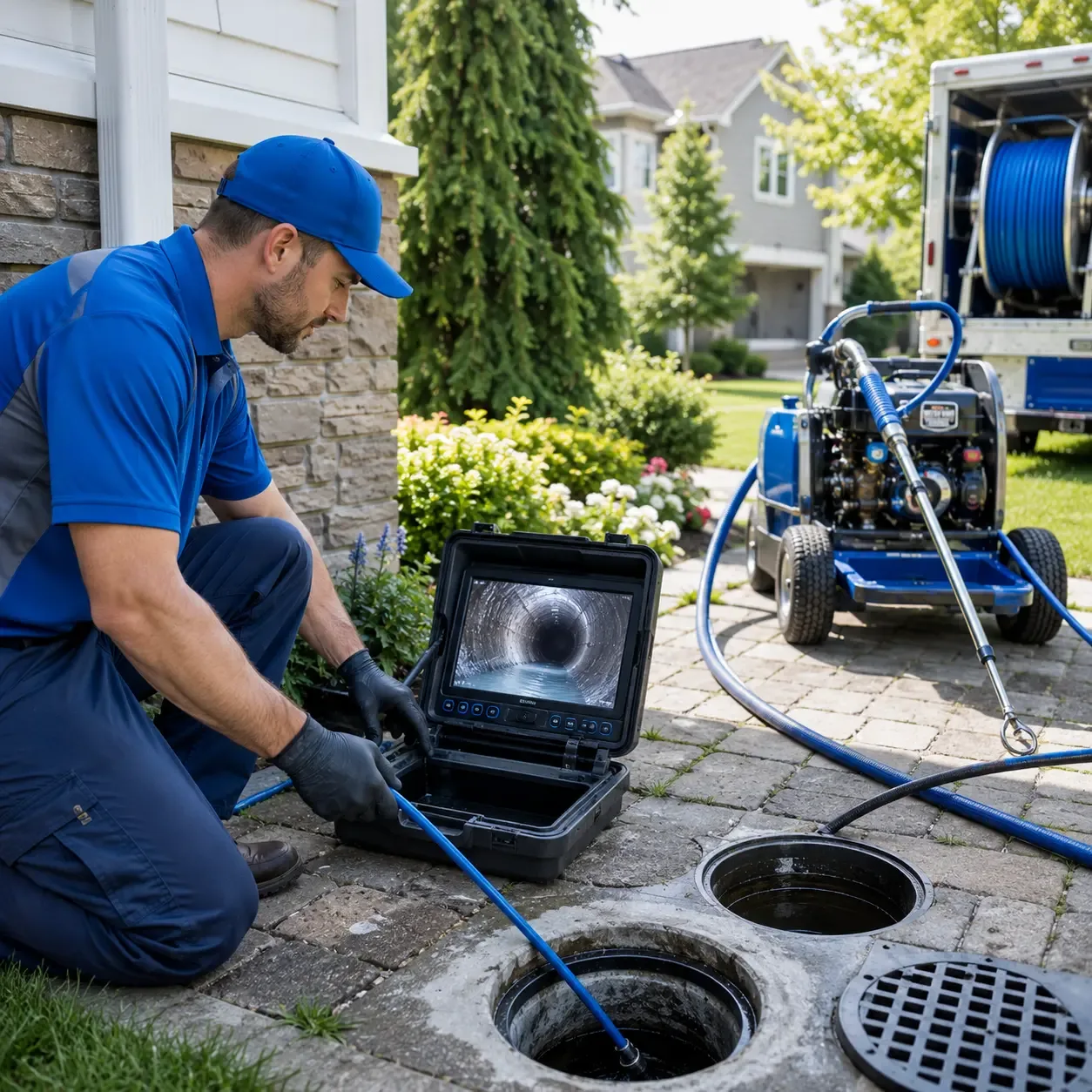 Outdoor drain cleaning professionals serving Reeseville, WI